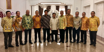 Airlangga dan Jajaran DPP Golkar Temui JK Bahas Pilpres
