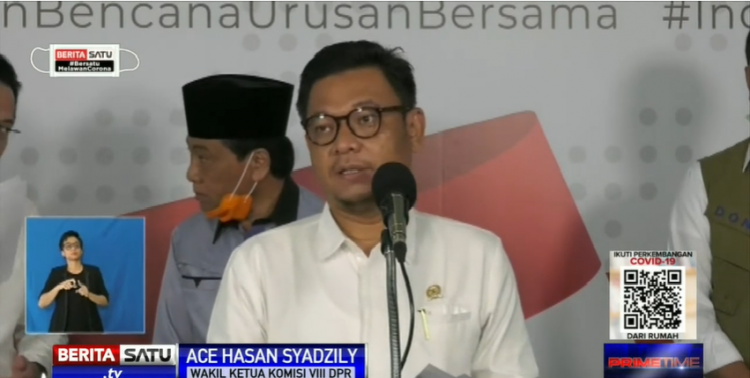 Dukung BNPB Tangani Corona, DPR Akan Revisi UU Penanggulangan Bencana