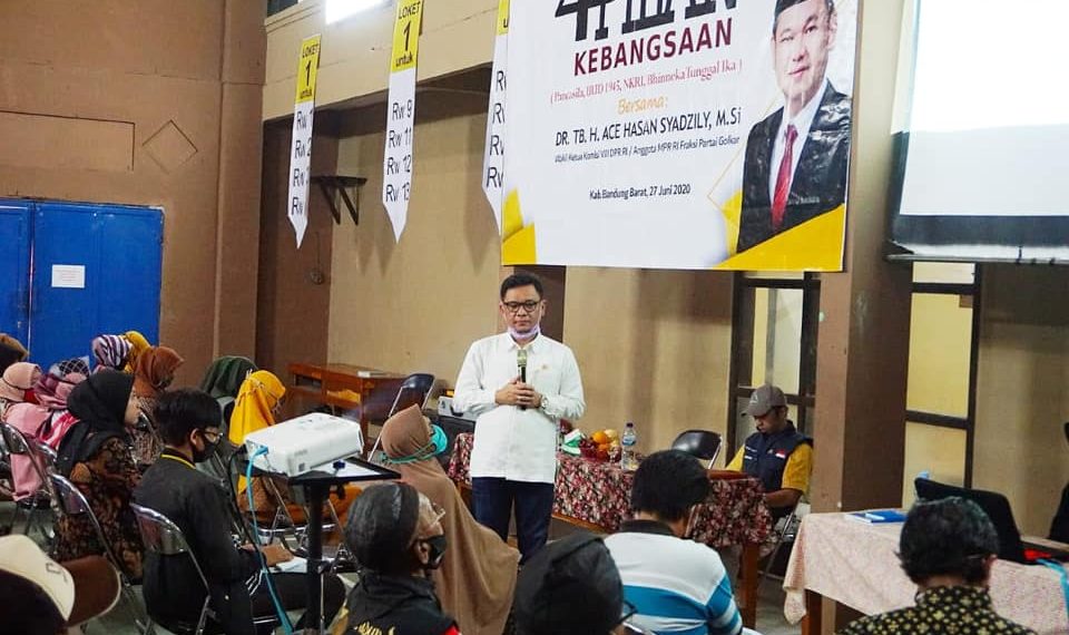 Sosialisasi Empat Pilar MPR RI, Ace Hasan Ajak Masyarakat Bijak Gunakan Medsos