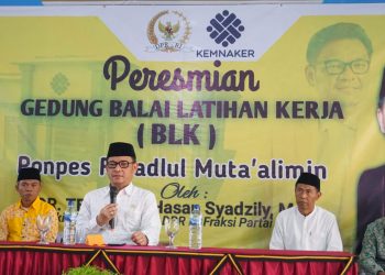 Resmikan Balai Latihan Kerja, Ace Hasan Harap Santri dan Masyarakat Dapat Mandiri