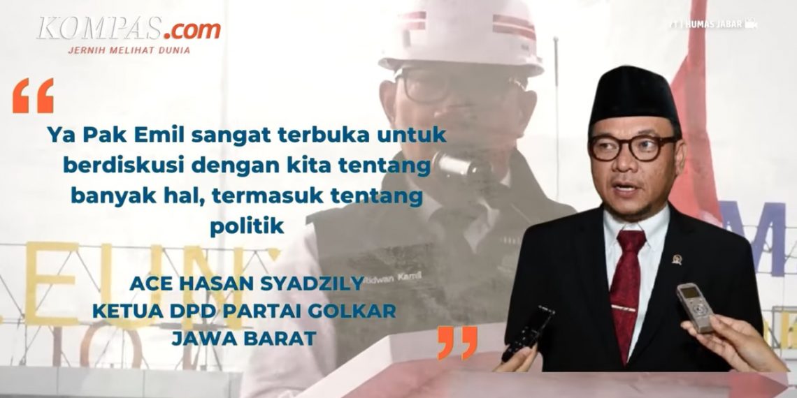 Sebut Ridwan Kamil Beri Sinyal Positif, Ace Hasan: Tanda Mau Bantu Golka