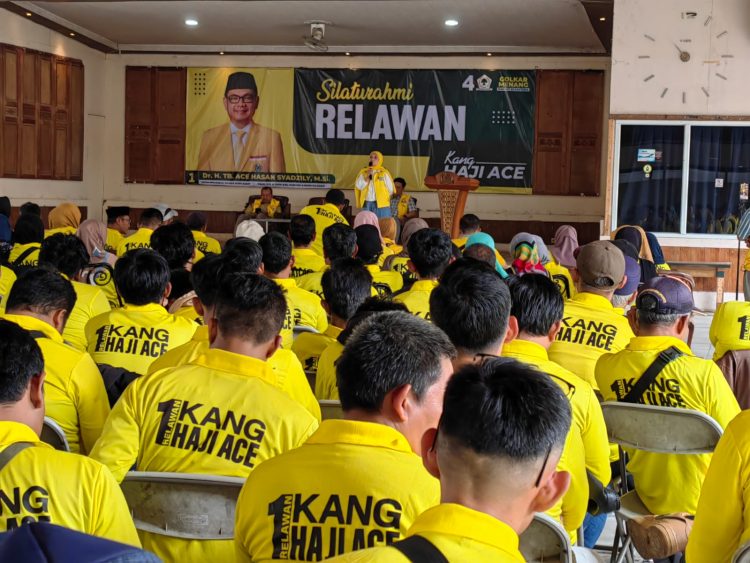 Ratusan Relawan Golkar di KBB Sepakat Dukung Tubagus Ace Hasan Syadzily