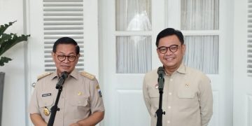 Gubernur Lemhannas Temui Pramono di Balai Kota Jakarta, Ini yang Dibahas